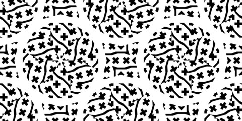 Seamless Transparent Art Deco Geometric Pattern for Background Layout Template