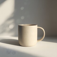 Ceramic coffee mug speckled design minimalist style kitchenware home decor drinkware