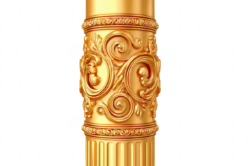 Ornate Gold Column Design