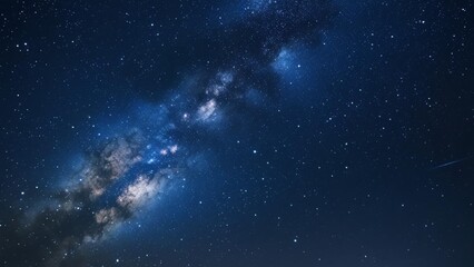 Fototapeta premium night stars with milky way