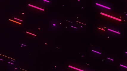 Diagonal lines streaming across the screen animation. Abstract 2D animation background of glowing diagonal lines - Powered by Adobe