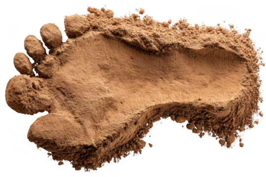 Footprint in Desert Sand