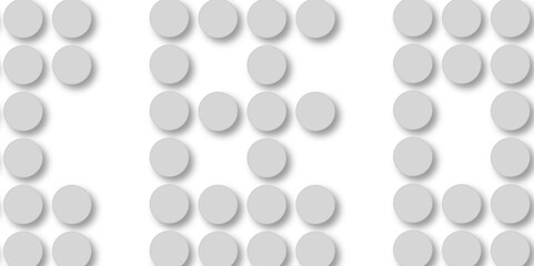 Grey tiles wall. round marble textures, ball tiles. Top view pavement circle block gray texture with seamless patterns floor background. Air Bubble wrap texture background. Textured Background.