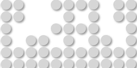 Grey tiles wall. round marble textures, ball tiles. Top view pavement circle block gray texture with seamless patterns floor background. Air Bubble wrap texture background. Textured Background.