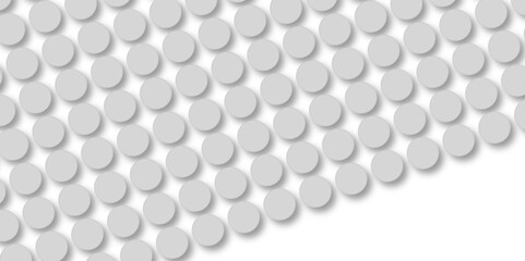 Grey tiles wall. round marble textures, ball tiles. Top view pavement circle block gray texture with seamless patterns floor background. Air Bubble wrap texture background. Textured Background.