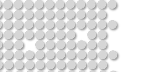 Grey tiles wall. round marble textures, ball tiles. Top view pavement circle block gray texture with seamless patterns floor background. Air Bubble wrap texture background. Textured Background.