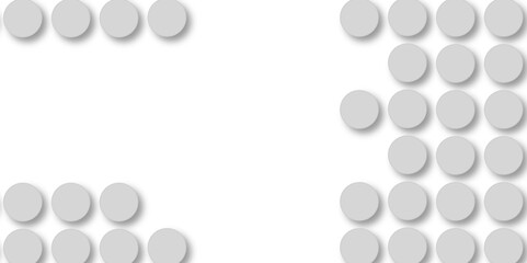 Grey tiles wall. round marble textures, ball tiles. Top view pavement circle block gray texture with seamless patterns floor background. Air Bubble wrap texture background. Textured Background.