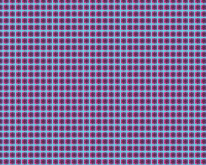 Repeating Pattern of Pink Abstract Shapes on a White Background