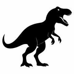 tyrannosaurus rex dinosaur vector illustration