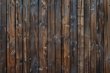 Photo of old wall of wood planks pattern. Background texture for backdrops or mapping