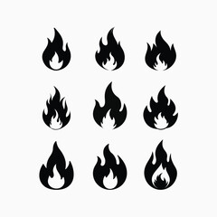 ire flame icon fully editable vector template