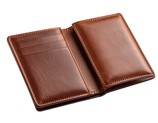 Elegant brown leather wallet for daily use.