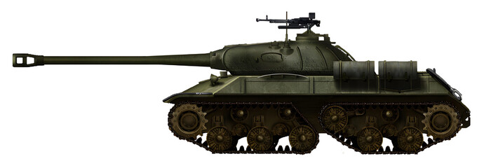IS-IIIT (Alternative tank IS-3, based on a chassis with tandem tracks) © Tikros