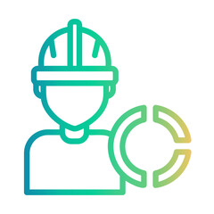 security Line Gradient Icon