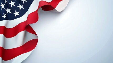 Memorial Day Banner. Remember and Honor. United States Flag. Logo Concept Design.