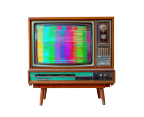 Retro TV Static Display