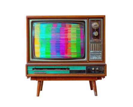 Retro TV Static Display
