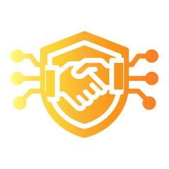 security Gradient icon