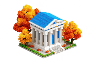 Autumnal Building Model