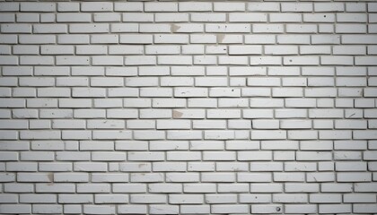 Obraz premium Clean White Brick Wall Background For Interior Or Design Mockups