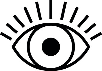 Illustration of eye graphic design vector illustration for vision concept and ophthalmology related projects and designs vector