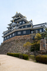 Okayama Castle in the vcity of Okayama Japan