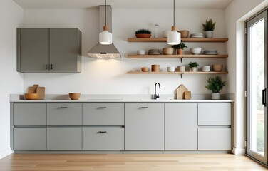 Elegant Interior Design of a Modern Kitchen