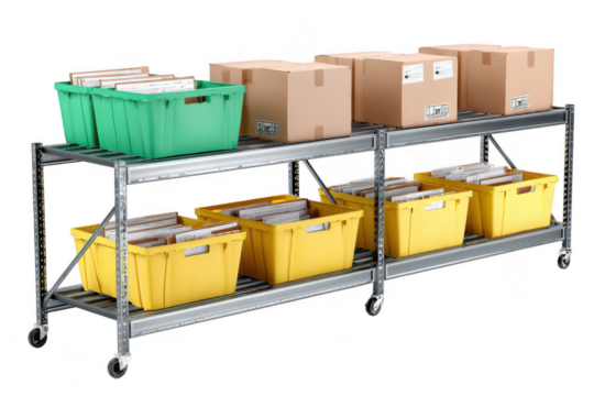 Metal Shelving Unit for Storage