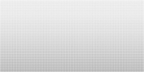 Abstract dotted halftone gradient texture. Vanishing polka dot background. Repeating dots modern