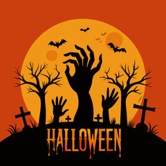 halloween night background