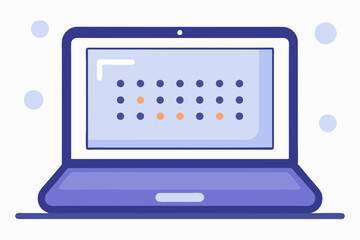 laptop braille display screen setup