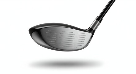 Capturing the essence of high performance and advanced engineering, this golf club head reflects a commitment to innovation, perfect for themes of sustainability in sports, professional equipment, and