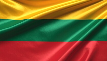 Obraz premium flag of lithuania