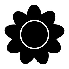 Flower icon vector. Garden illustration sign. Greenhouse symbol. Flower web icon. Conservatory symbol design for web and app.