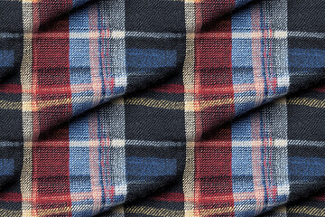 seamless texture, checkered woven fabric