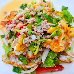 Delectable Culinary Creation: A vibrant close-up showcases a delightful food presentation, with...