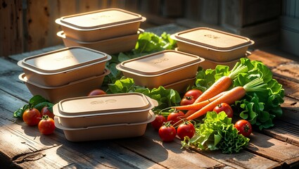 eco-friendly clamshell food containers 