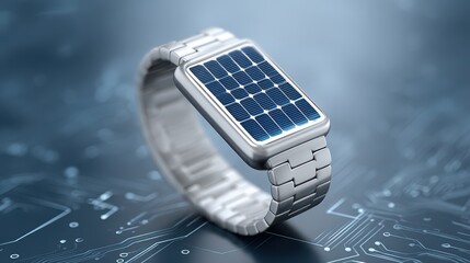 Innovative uses of solar panels in future technology. The use of clean and environmentally friendly energy. Solar cells and solar power.