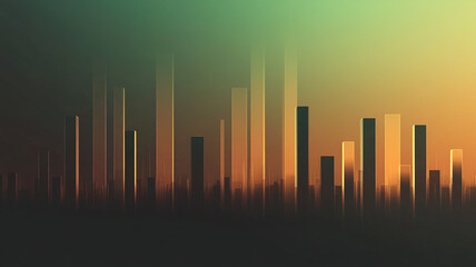 sunset over the river