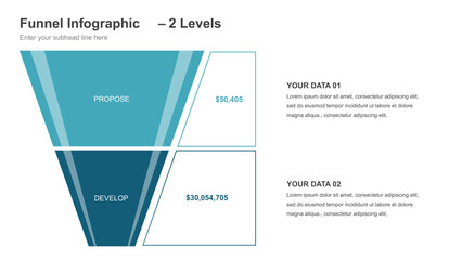 Obraz premium Marketing Funnel Infographic