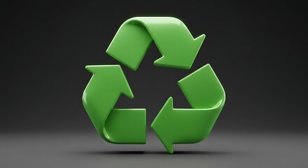 Obraz premium Recycling Symbol Graphic