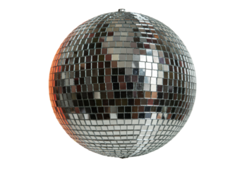 Isolated Disco Ball, Party Decoration