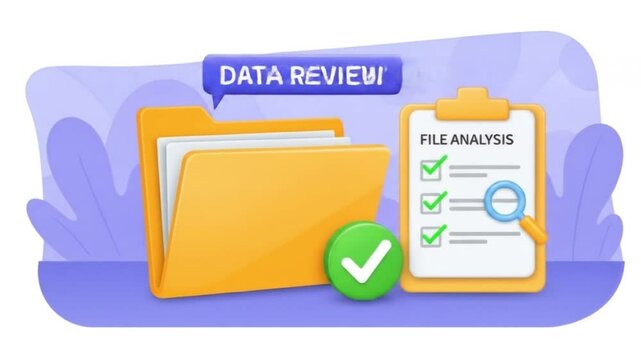 Efficient data review and file analysis process for streamlined workflow and compliance