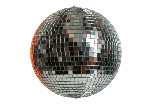Isolated Disco Ball, Party Decoration