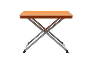 Portable Folding Table symbolizing convenience and adaptability ideal for flexible workspaces on transparent background