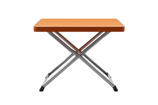 Portable Folding Table symbolizing convenience and adaptability ideal for flexible workspaces on transparent background