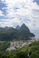 St.Lucia - Pitons - Wanderung - Tet Paul Nature Trail mit tollem Ausblick