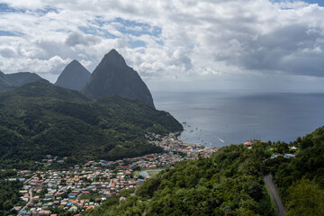 St.Lucia - Pitons - Wanderung - Tet Paul Nature Trail mit tollem Ausblick