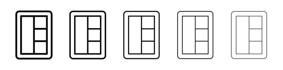 Food tray icon. graphic icon design template