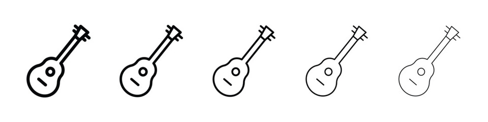 Ukulele icon. graphic icon design template